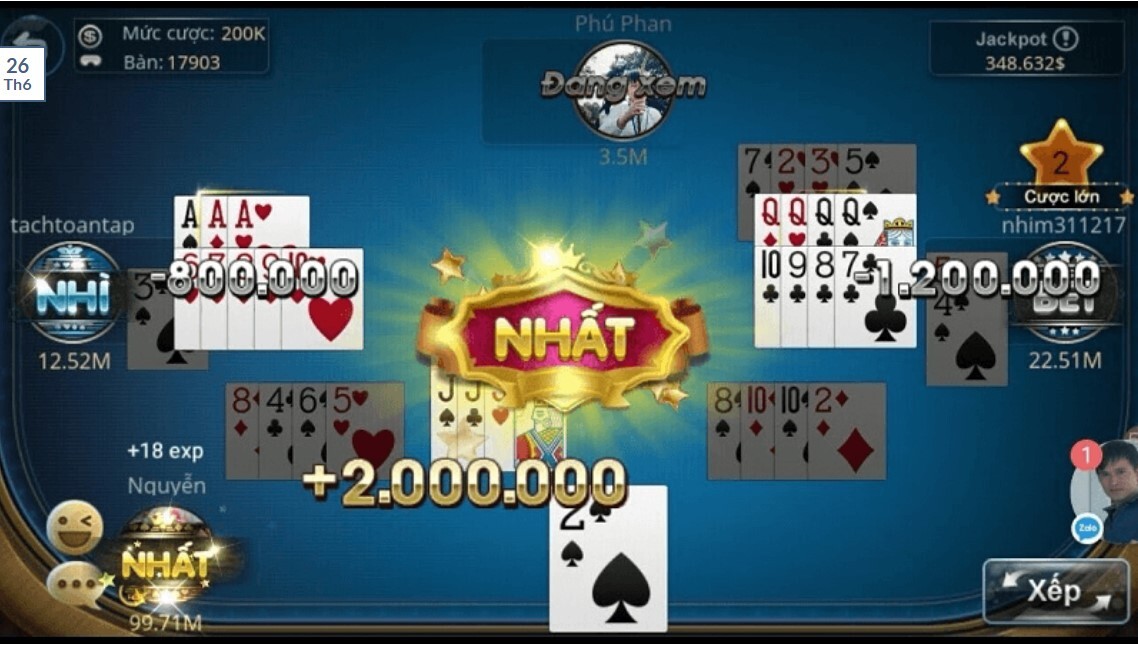 Phỏm SV66 luôn là game bài đáng chơi nhất