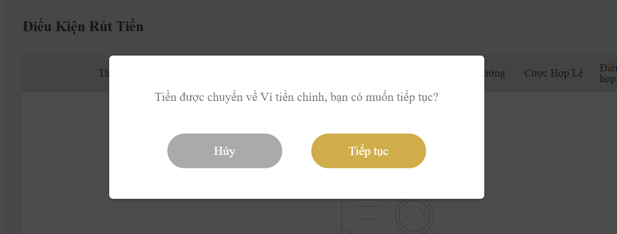 Thực hiện giao dịch chuyển quỹ tại SV66