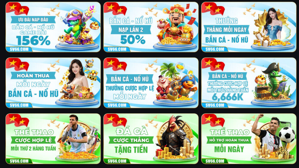 SV66 lừa đảo có đúng không? Thực hư sự thật về tin đồn 6 Những chương trình ưu đãi và khuyến mãi hấp dẫn